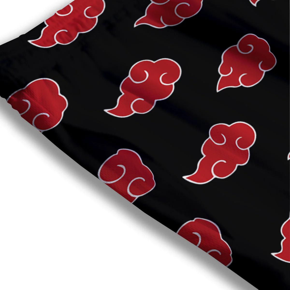 Akatsuki Print Pattern Mesh Shorts - Image 3