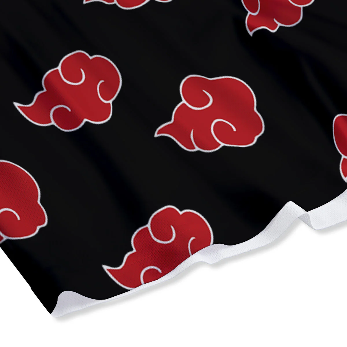 Akatsuki Print Pattern Mesh Shorts - Image 4