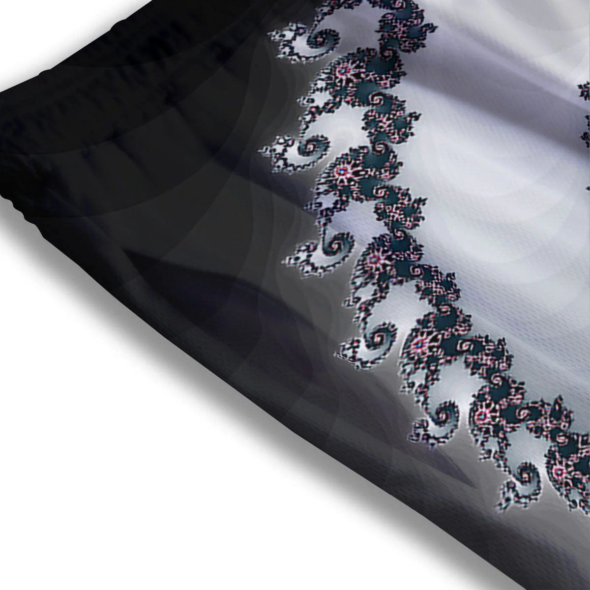 Fractal Infinite Print Mesh Shorts - Image 3