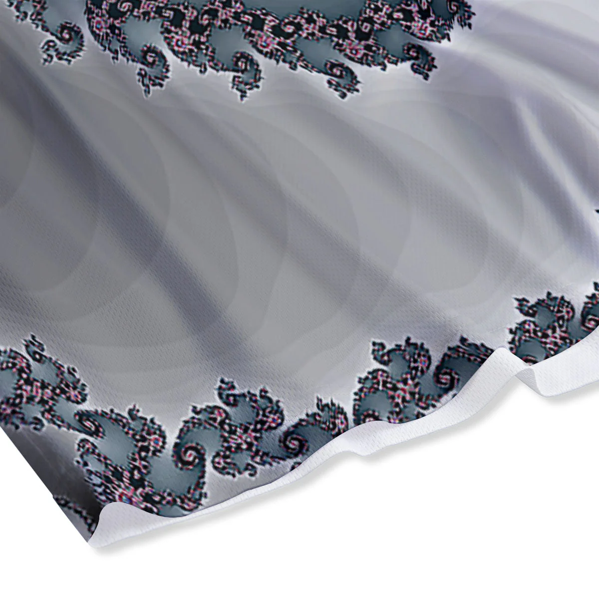 Fractal Infinite Print Mesh Shorts - Image 4