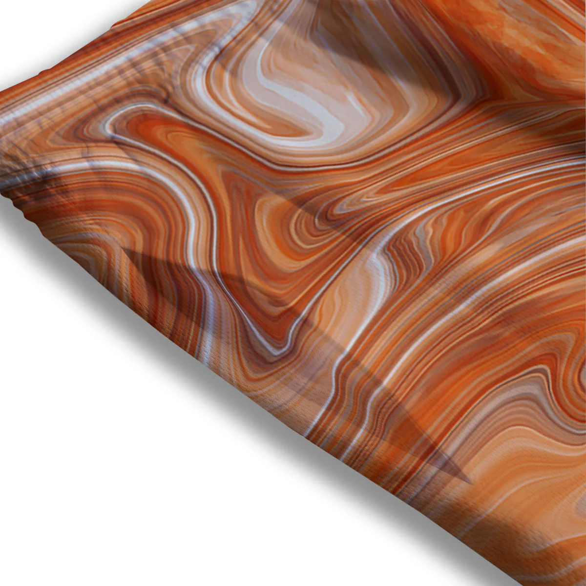 Fractal Psychedelic Trippy Print Mesh Shorts - Image 3