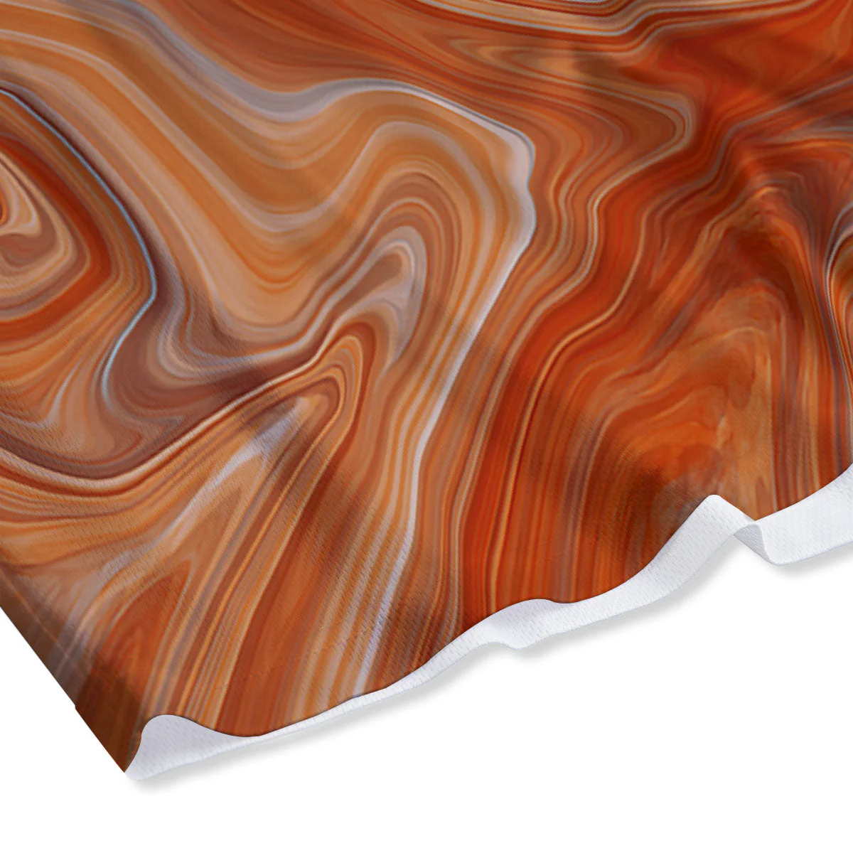 Fractal Psychedelic Trippy Print Mesh Shorts - Image 4