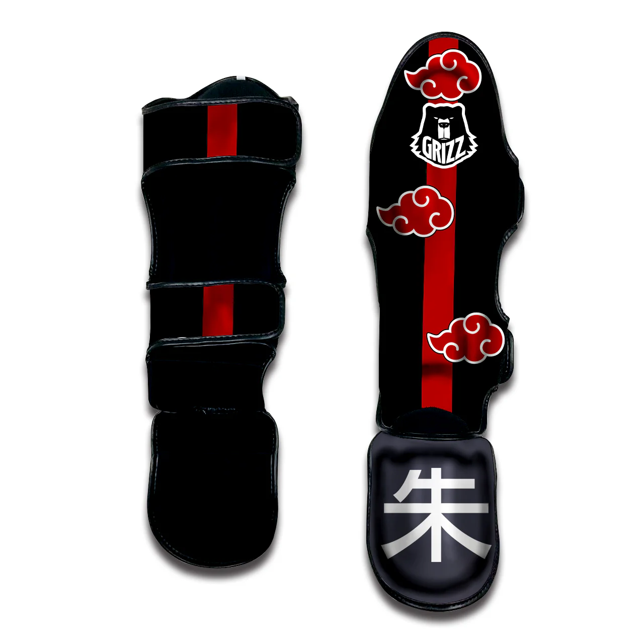 Itachi Akatsuki Muay Thai Shin Guards - Image 3