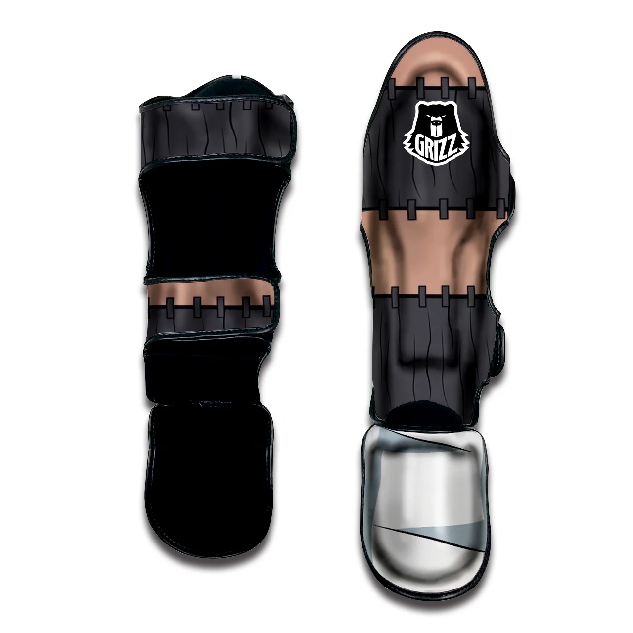 Kakuzu Akatsuki Muay Thai Shin Guards - Image 3