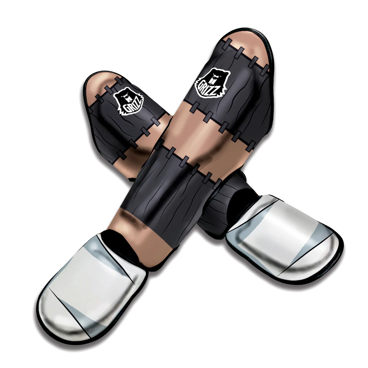 Kakuzu Akatsuki Muay Thai Shin Guards - Image 4