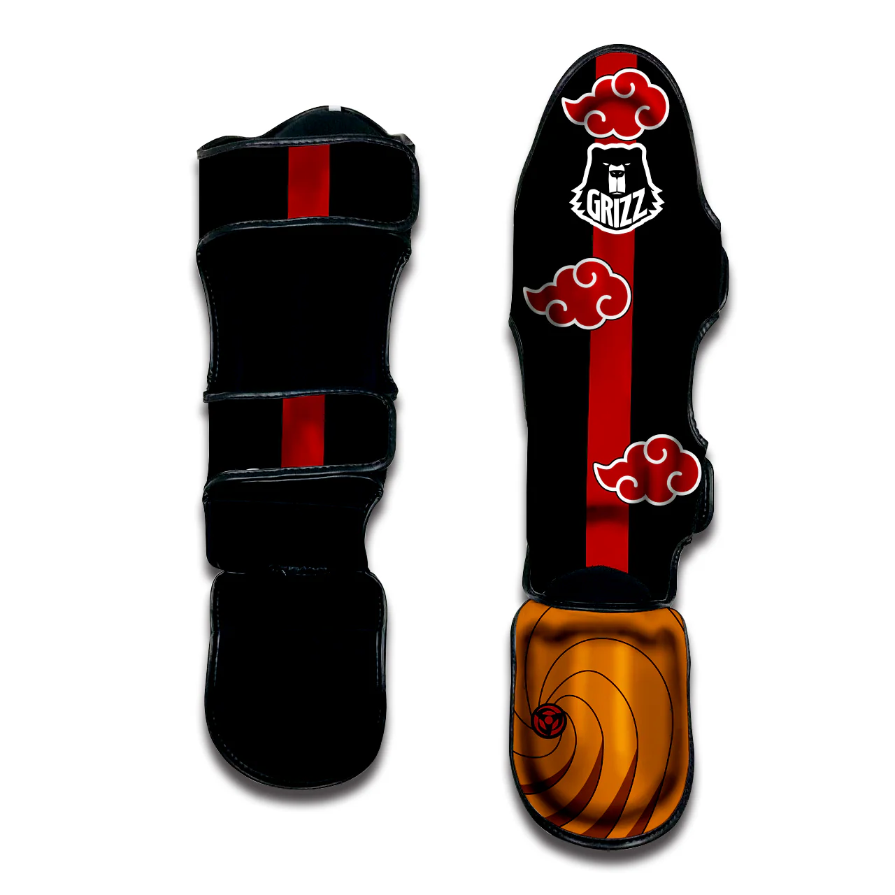 Obito Akatsuki Muay Thai Shin Guards - Image 3