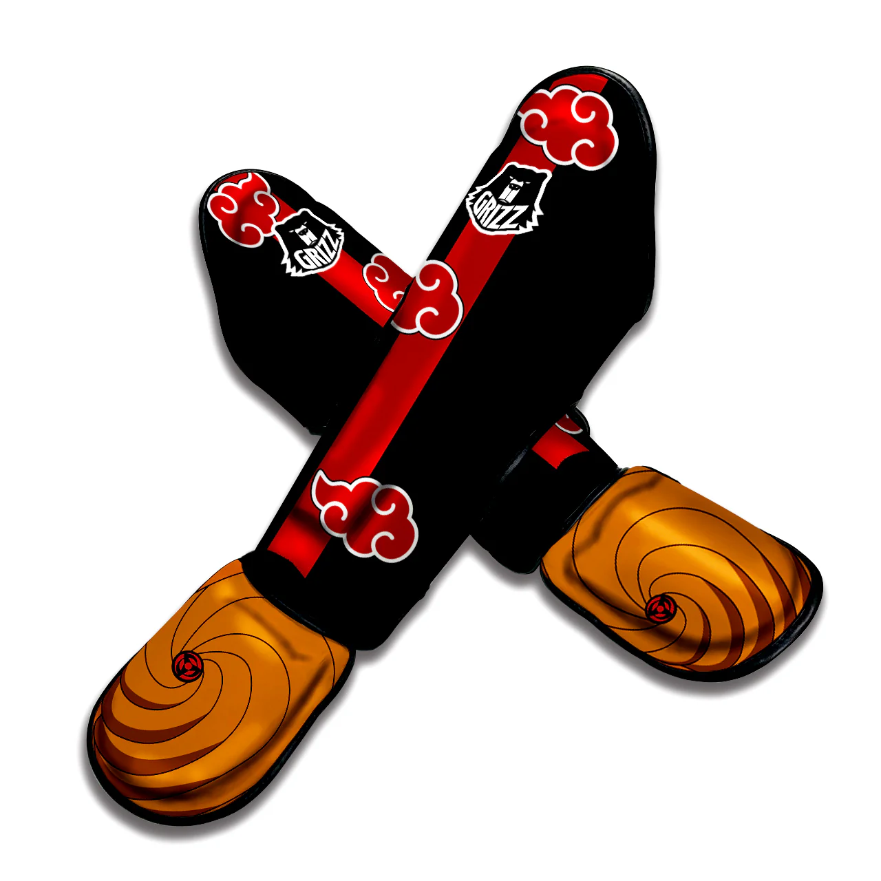 Obito Akatsuki Muay Thai Shin Guards - Image 4
