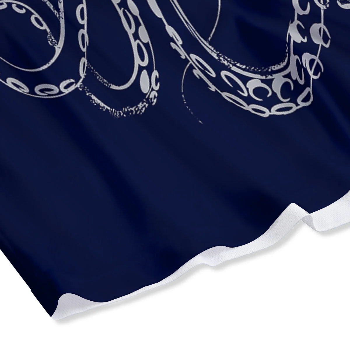 Octopus Tentacles Print Mesh Shorts - Image 4