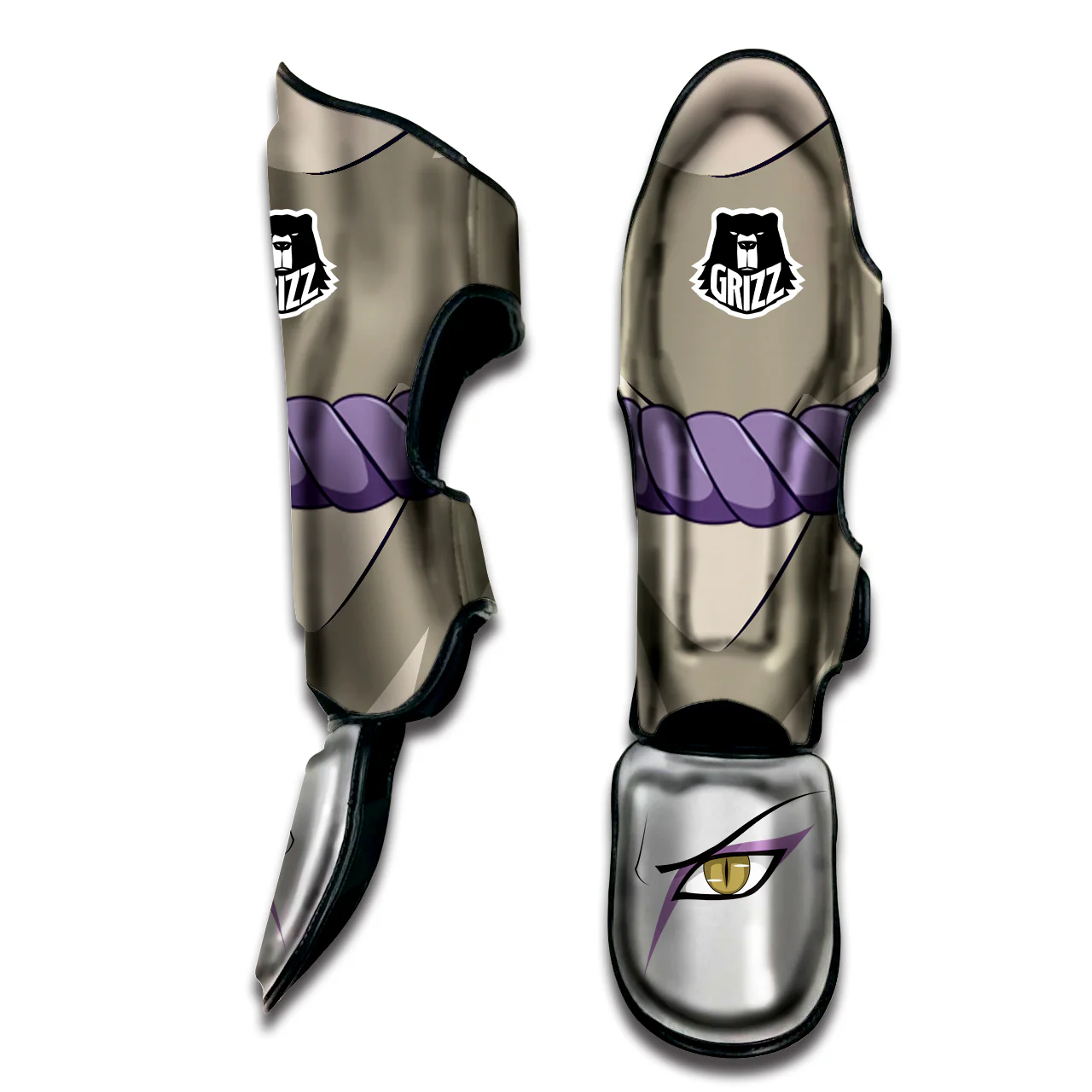 Orochimaru Akatsuki Muay Thai Shin Guards - Image 4